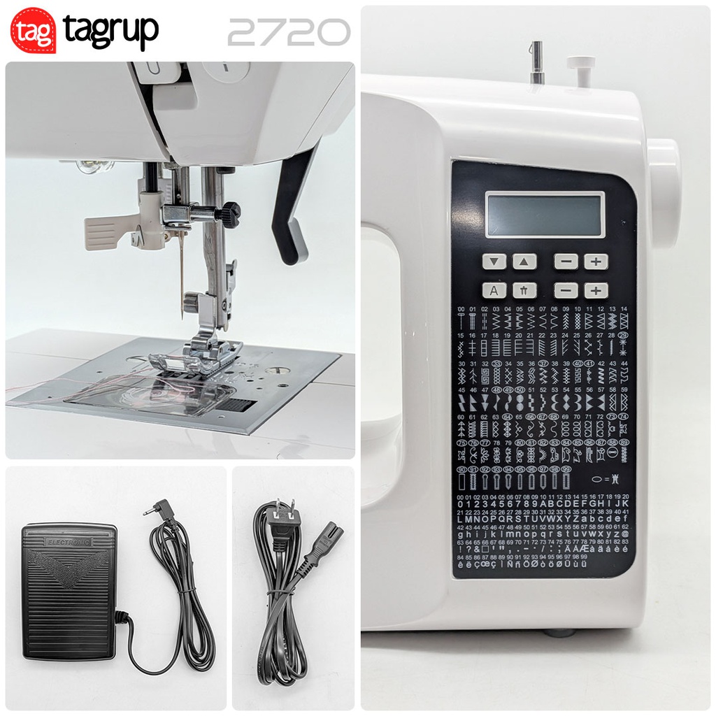 Máquina Domestica Electrónica Mod 2720 de 100 puntadas