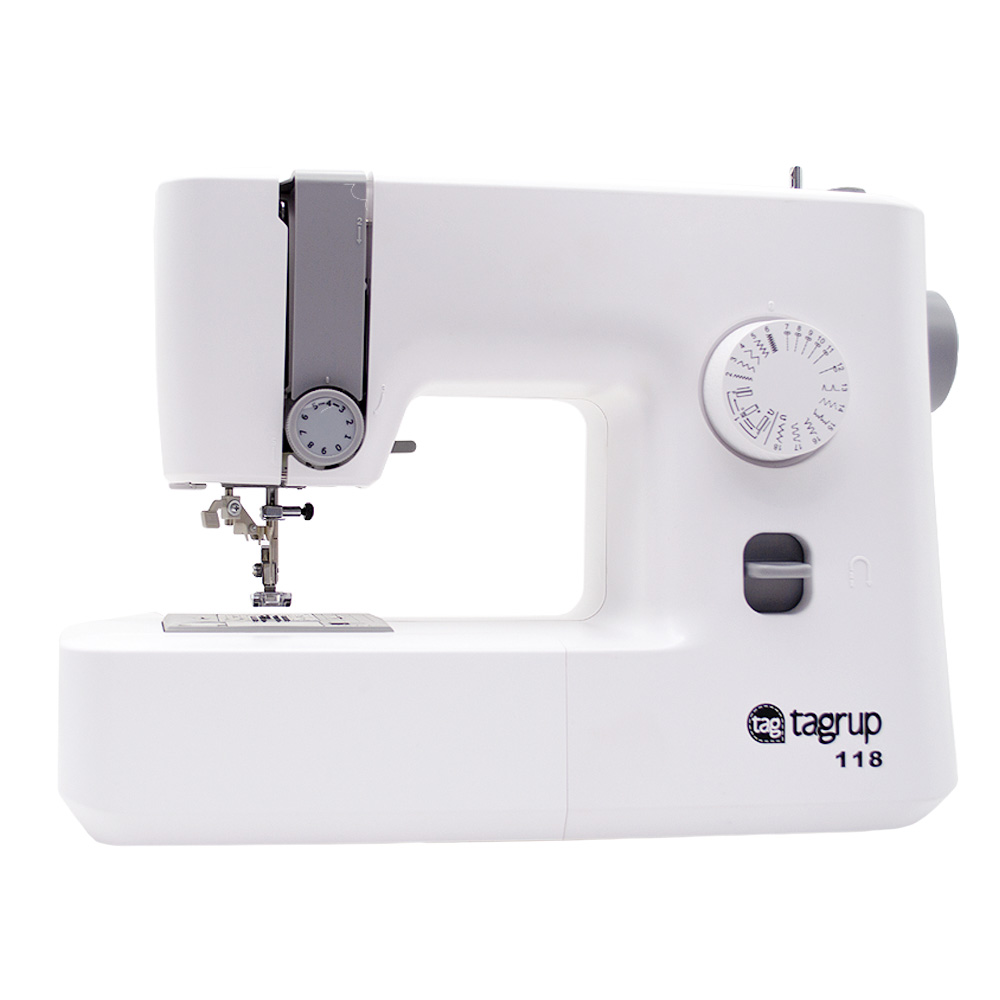 MAQUINA DE COSER TAGROUP MOD 118, DE 18 PUNTADAS