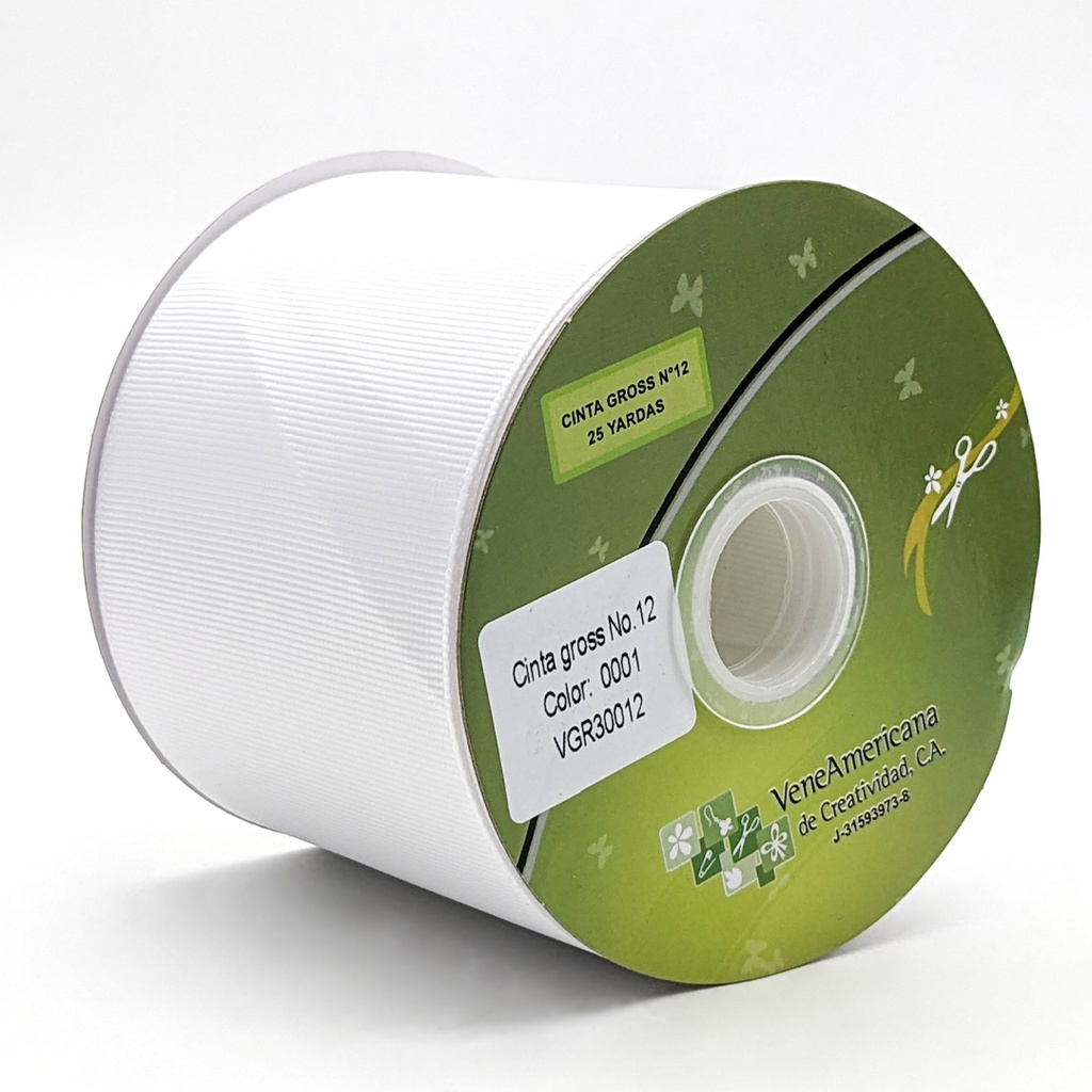 Cinta de Polyester GROSS GRAIN NO.12 75MM 25YDS