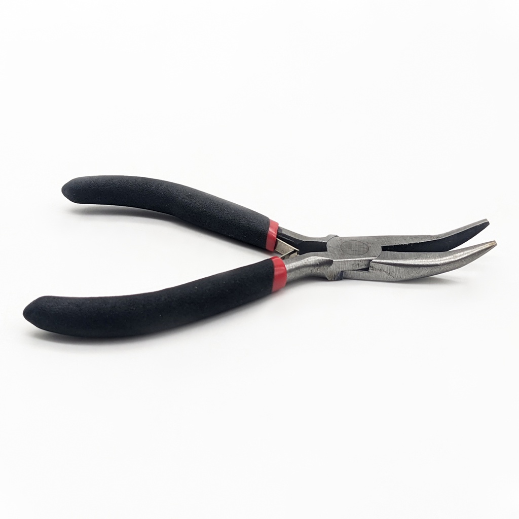 Alicate para bisuteria Mini 1074 x 12 pcs (punta curva)