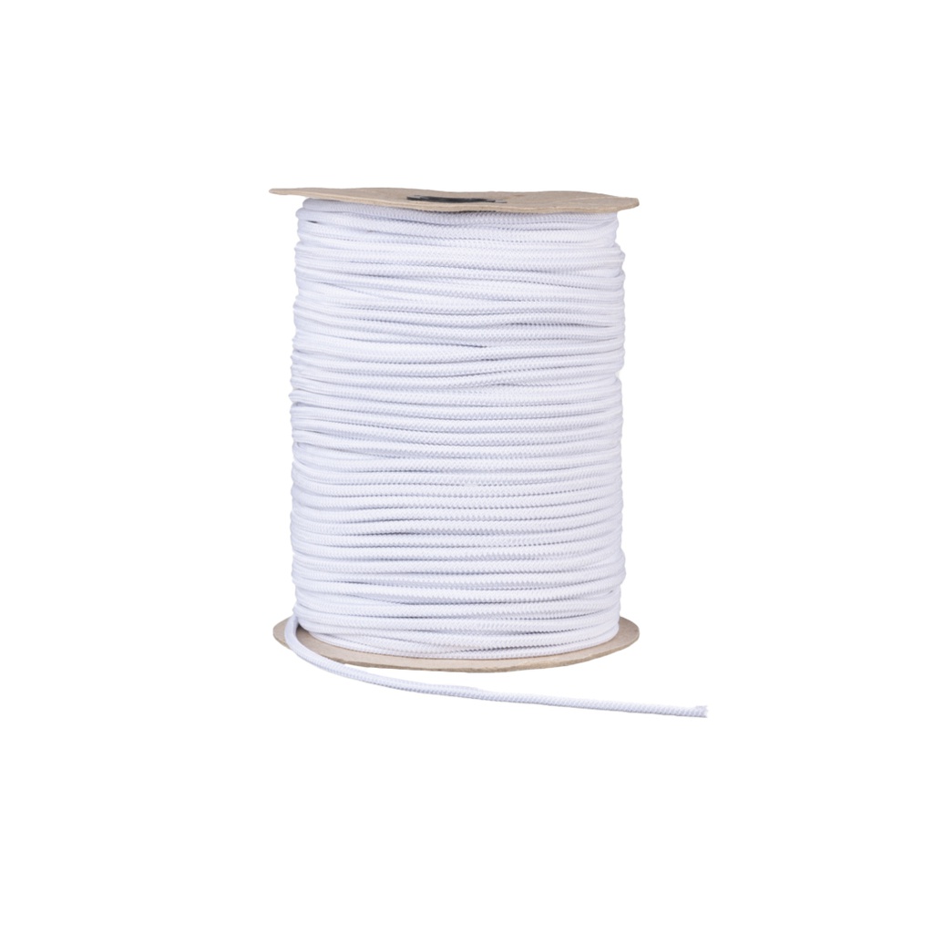 Cordón Elástico 3mm Rollo x 100mts