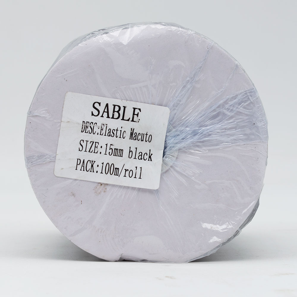 ELASTICO CROCHET 15 MM ROLLO100 MTS